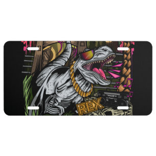 Cool REX License Plate