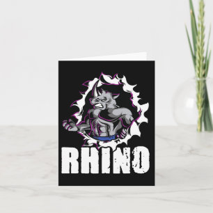 Cool Rhino Fitness Bodybuilding Weightlifting Card