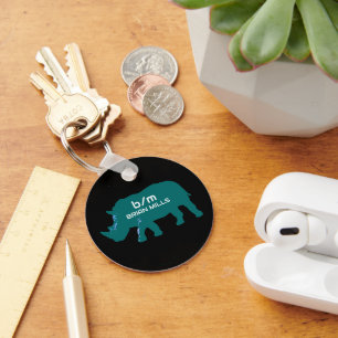 Cool Rhinoceros Keychain