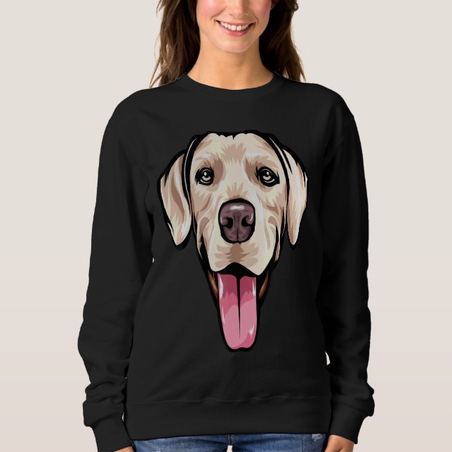 Cool Rhodesian Ridgeback Face Sweatshirt (Front)