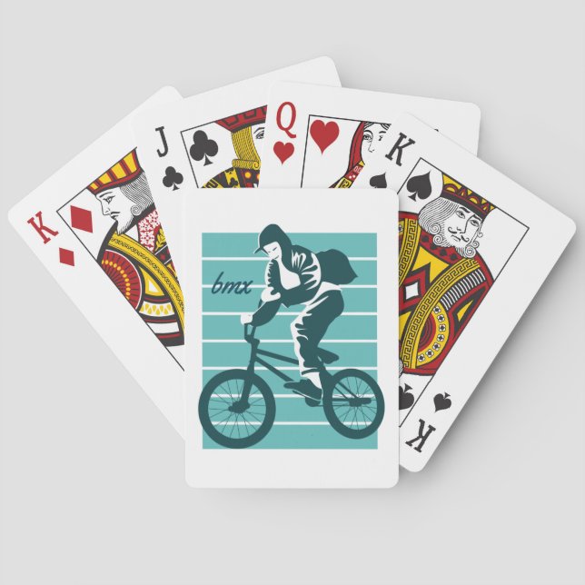 Cool Rider Design - BMX Poker Cards (Back)
