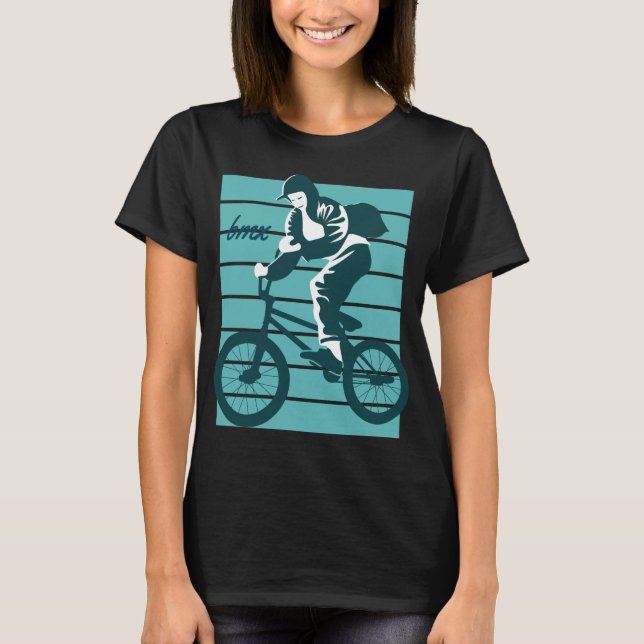 Cool Rider Design - BMX T-Shirt (Front)