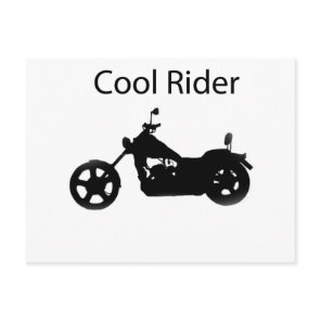 Cool rider postcard