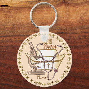 Cool RN Nurse keychain