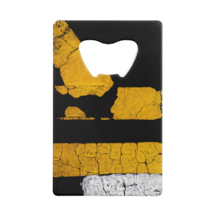 COOL Road Painted Line Credit Card Bottle Opener