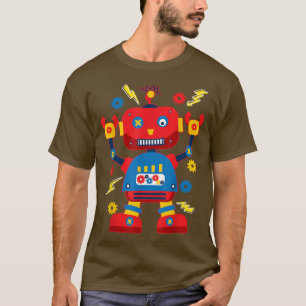 Cool Robotics Engineer Robot Kids T-Shirt