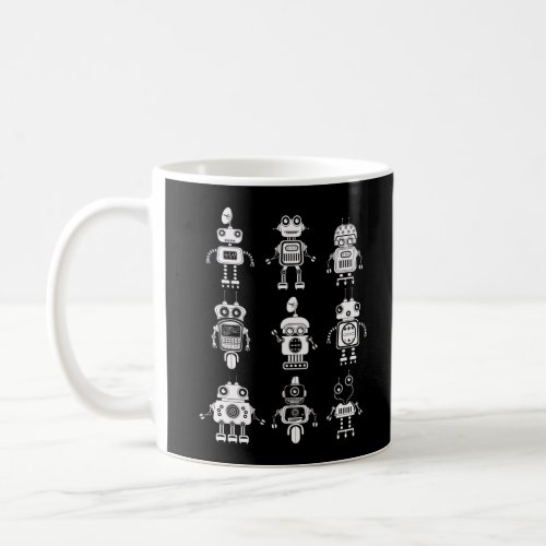 Cool Robots Boys Girls Robotic Coffee Mug