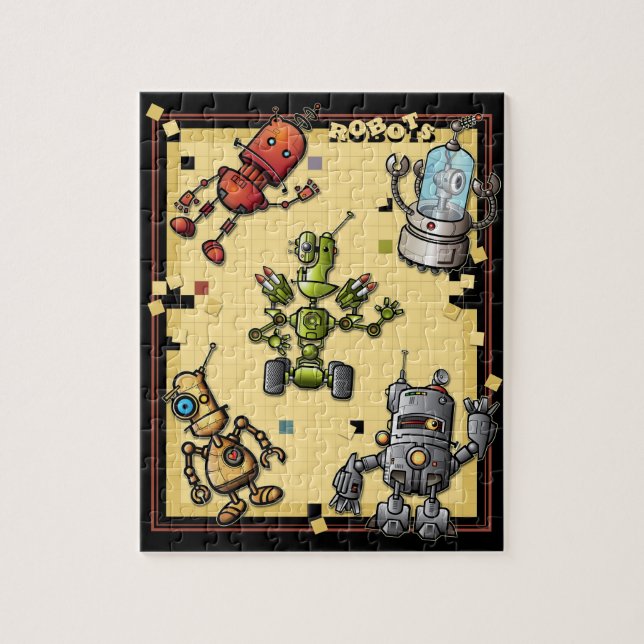 Cool Robots Puzzle (Vertical)
