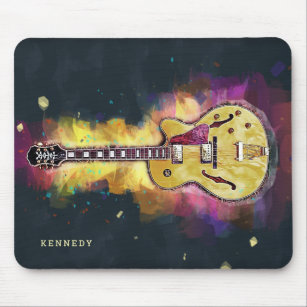 Cool Guitar Mouse Mat Pad Musical Instrument Music Men's Computer Gift #15241 
