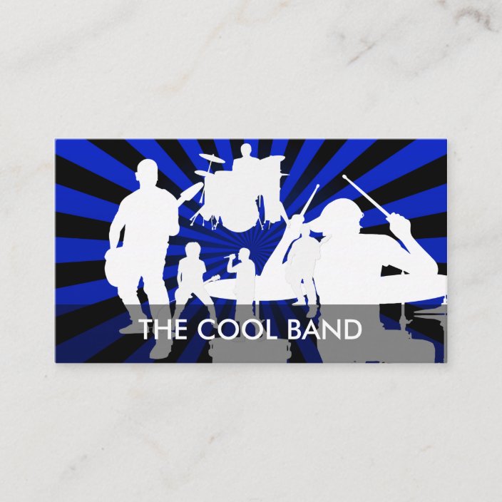 Cool Rock Band Business Cards Zazzle