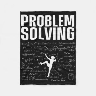 Cool Rock Climbing For Men Women Math Lover Indoor Fleece Blanket