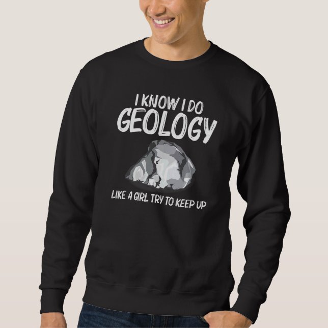 Cool Rock Collecting For Girls Kids Rock Collector Sweatshirt (Front)