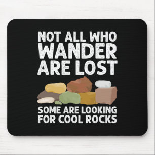 Cool Rock Collector Art For Men Women Geology Hunt Mouse Pad