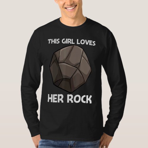 Cool Rock For Girls Kids Geologist Meteorite   T_Shirt