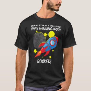 Cool Rocket For Men Women Kids Rockets Space Ship T-Shirt