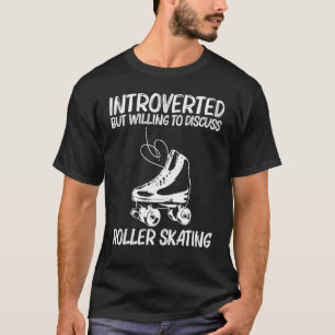 Cool Roller Skating For Men Women Retro Disco Derb T-Shirt