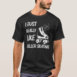 Cool Roller Skating For Men Women Retro Disco Derb T-Shirt