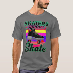 Cool Roller Skating For Men Women Roller Derby Dis T-Shirt