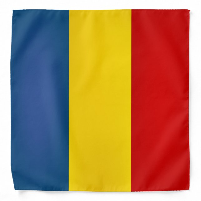 Cool Romania Flag Fashion Bandana (Front)