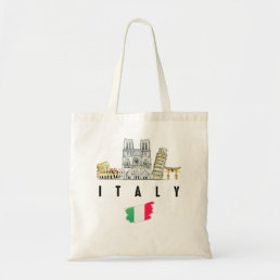 Cool Rome Italy Colosseum Souvenir Graphic Tees, R Tote Bag