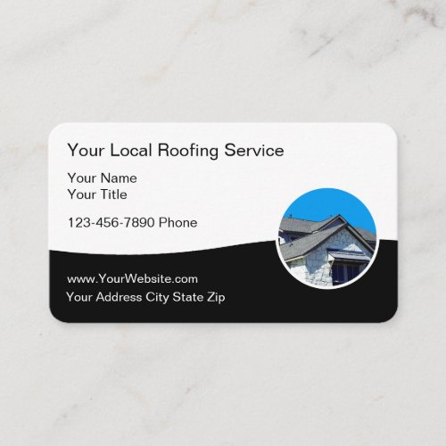 Cool Roofing And Home Services Business Card