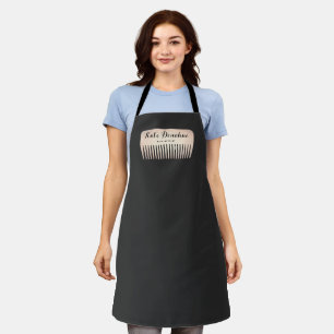 Cool Rose Gold Hair Stylist Comb Hair Salon Apron