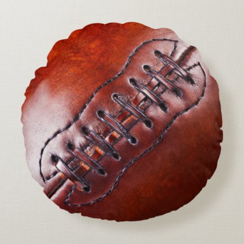 Cool Round Football Man Cave Pillow