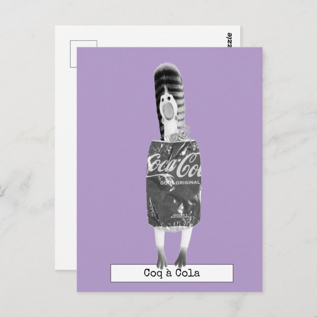 Cool Rubber Chicken Postcard (Front/Back)