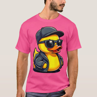 Cool Rubber Duck Costume Gangster Style Funny Hip T-Shirt