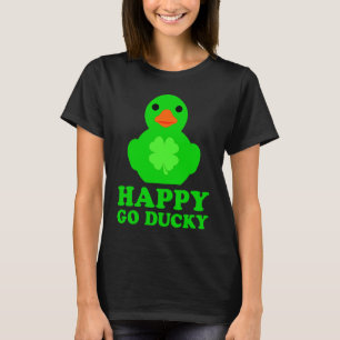 Cool Rubber Duck Lover Lucky Go Ducky Funny St Pat T-Shirt