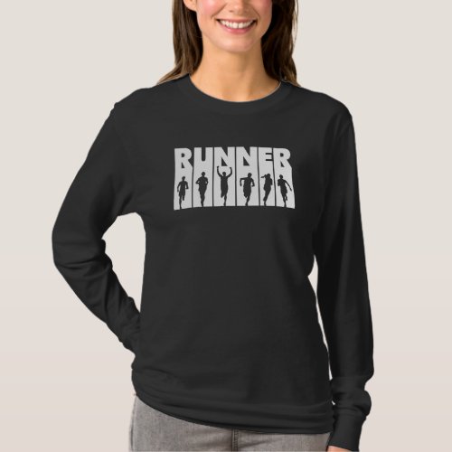 Cool Runner Triathlon Athlete Cross Country Runnin T_Shirt