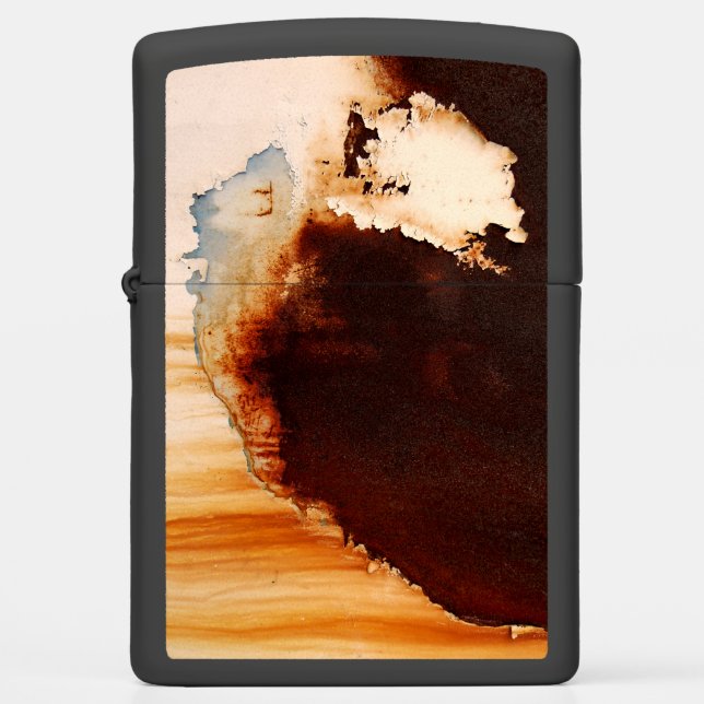 Cool Rust Texture Zippo Lighter (Front)