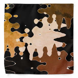 COOL Rustic Abstract Pattern Bandana