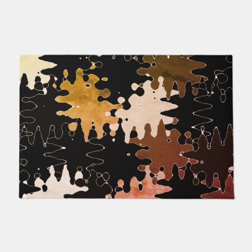 COOL Rustic Abstract Pattern Doormat