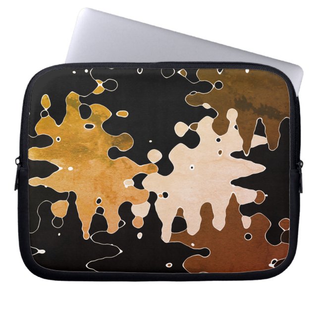 COOL Rustic Abstract Pattern Laptop Sleeve (Front)