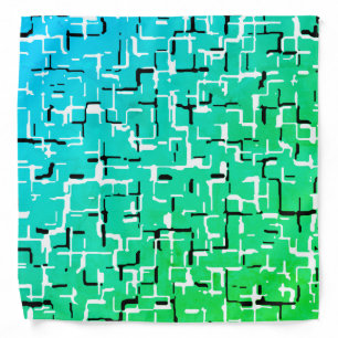 COOL Rustic Abstract Shapes Bandana