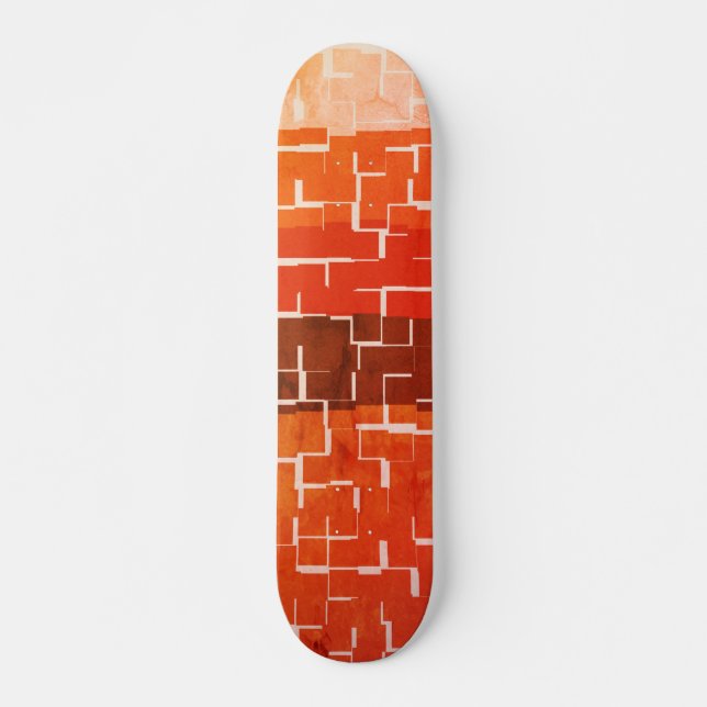 Cool Rustic Autumn Colors Skateboard (Front)