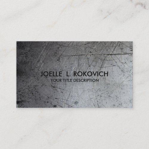 Cool Rustic Grunge Generic Business Card Template