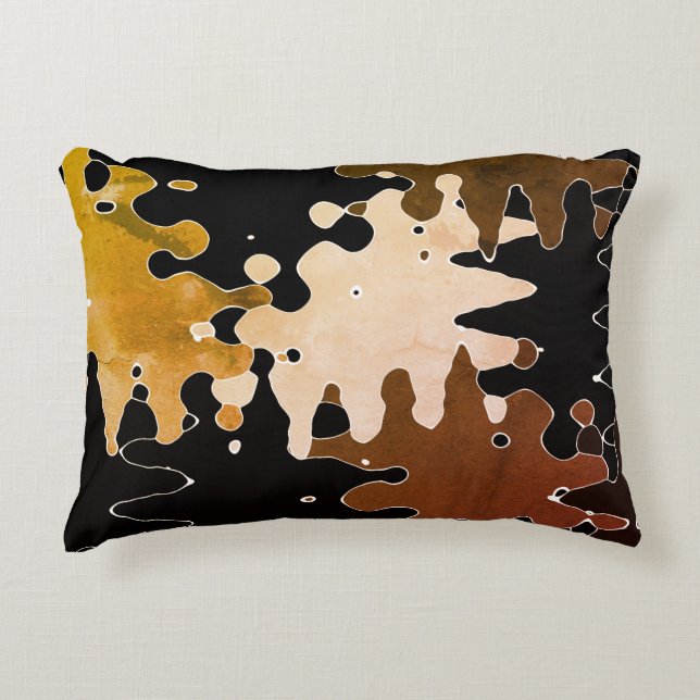 COOL Rustic Pattern Accent Pillow (Front)
