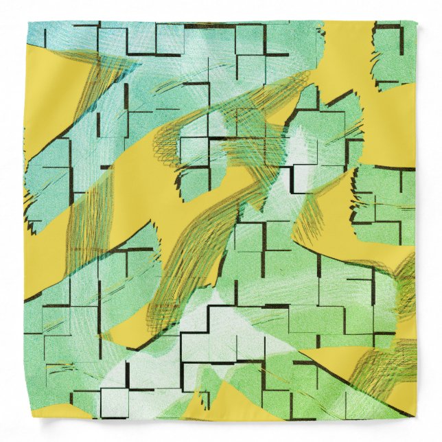 Cool Rustic Pattern Bandana (Front)