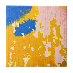 Cool Rustic Peeling Paint Ceramic Tile