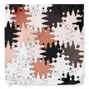 COOL Rustic Pink Dusty Rose Pattern Bandana