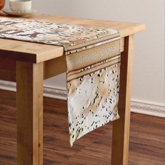Cool Rustic Table Runner with Your Text or Delete