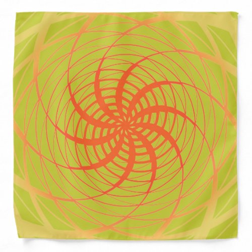 COOL Rustic Twirl Pattern Bandana