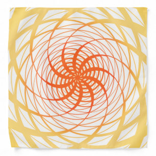 COOL Rustic Twirl Pattern Bandana