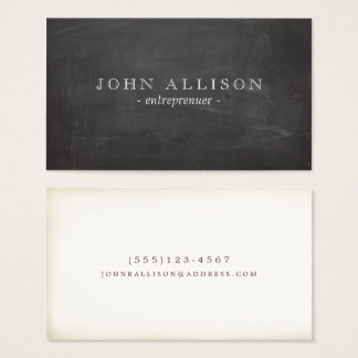 vintage business card