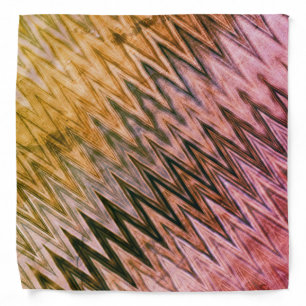 COOL Rustic Wavy Pattern Bandana