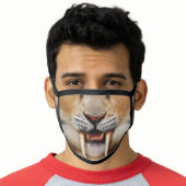 Cool Saber Tooth Tiger Face Mask (Worn Him)