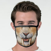 Cool Saber Tooth Tiger Face Mask (Worn Him)