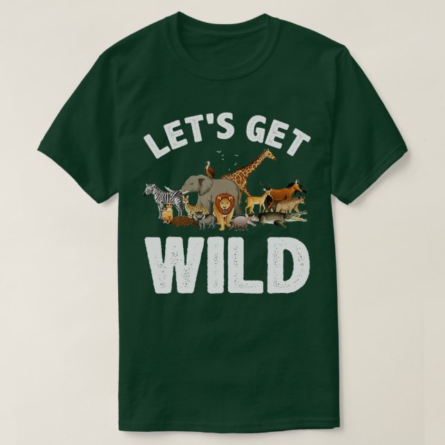 Cool Safari Animal For Men Women Zoo Jungle Wildli T-Shirt (Design Front)